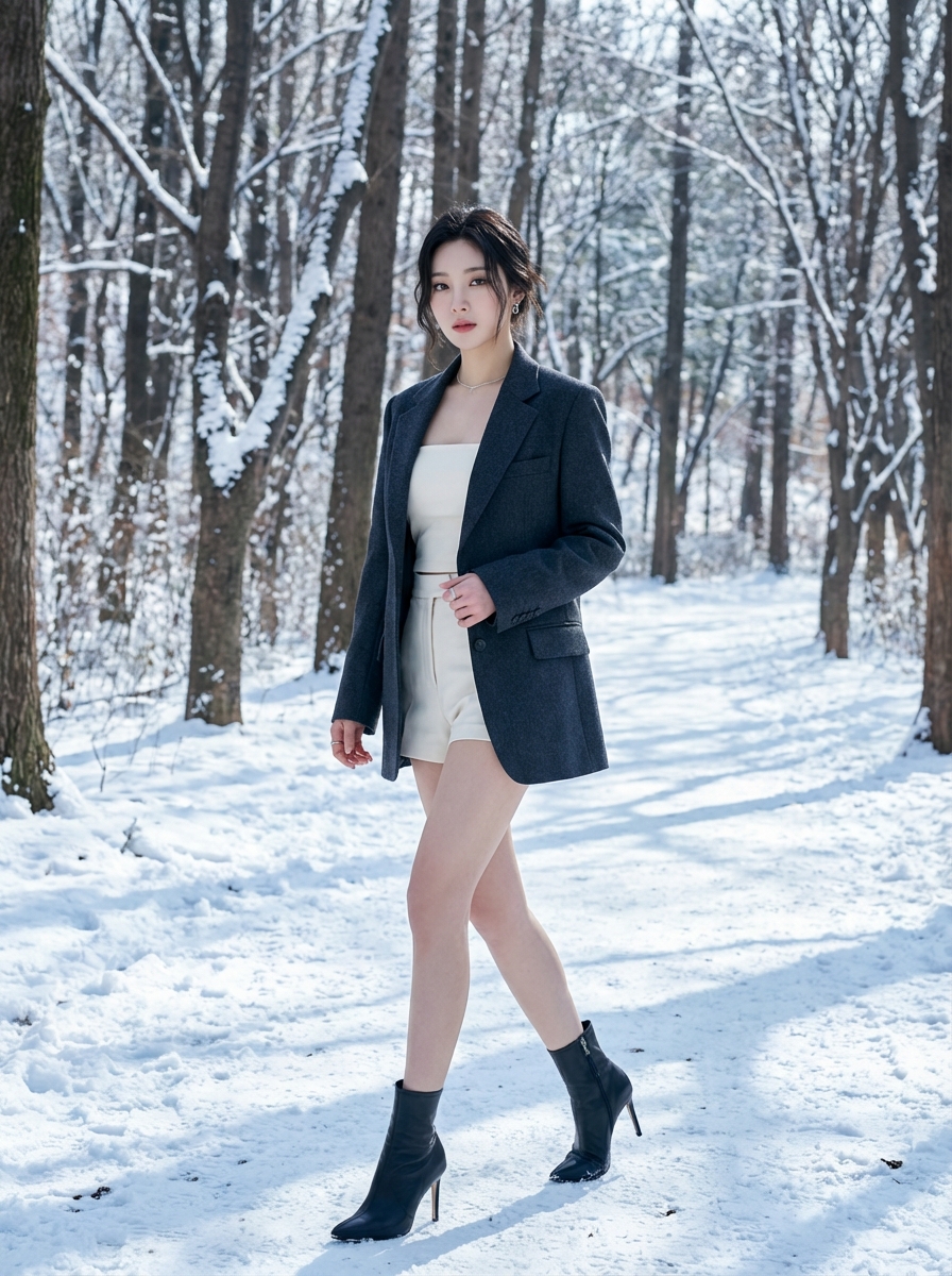 모던 시크 테일러드 미니 셋업