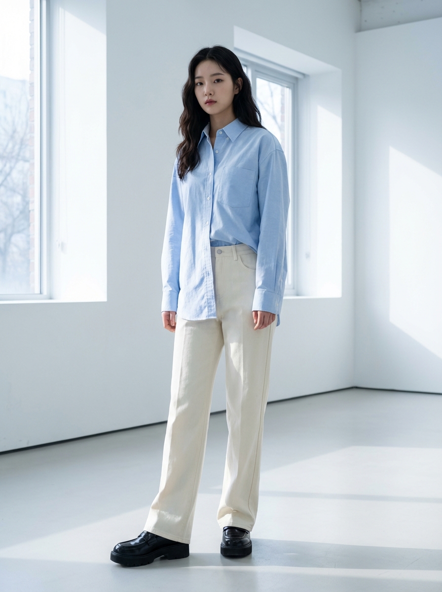 청량 시크 옥스포드: 꾸안꾸 아이돌룩
