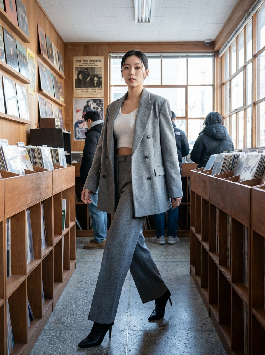 애쉬 시크 테일러드 셋업 (Ash Chic Tailored Setup)
