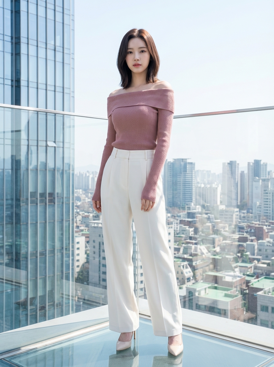 시크한 어깨선, 우아한 실루엣