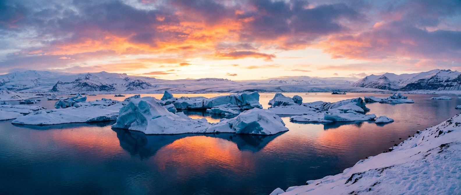 요쿨살롱 빙하 호수 (Jokulsarlon Glacier Lagoon)