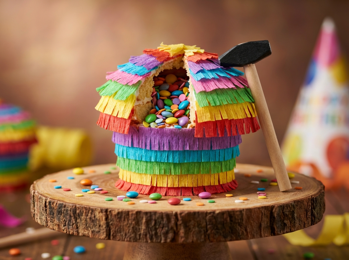 오색찬란 컵케이크 피냐타