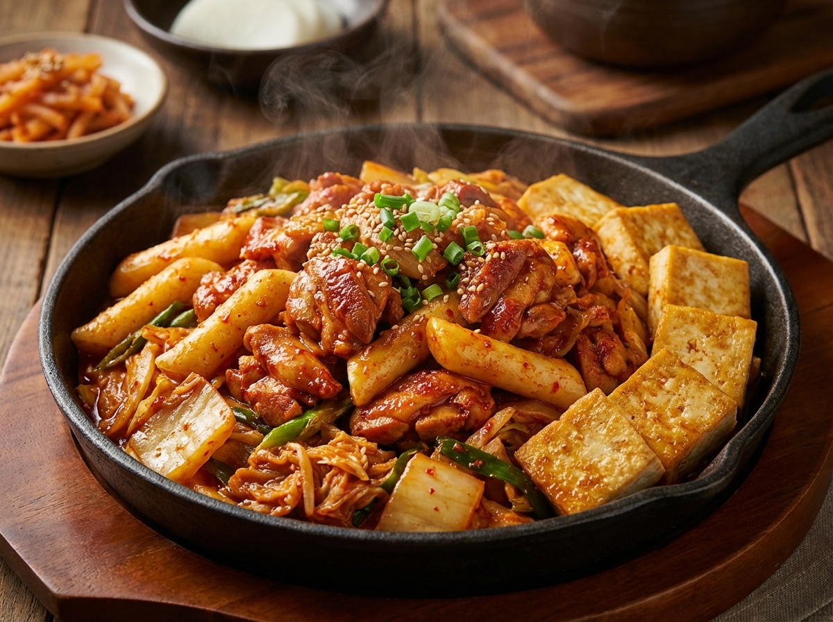 톡톡! 톳 두부 김치 닭갈비