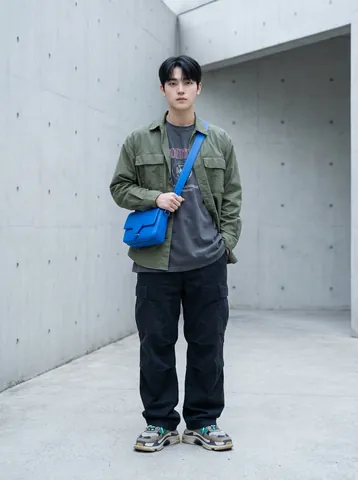 Urban Utility Groove: 메신저 백으로 완성하는 힙한 스트릿 무드