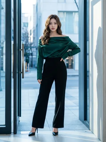 모던 글램 오프숄더 (Modern Glam Off-Shoulder)
