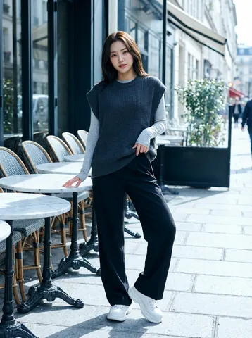 액티브 시크 레이어드 룩