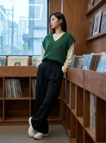 어반 애슬레저 니트 레이어드 (Urban Athleisure Knit Layered)