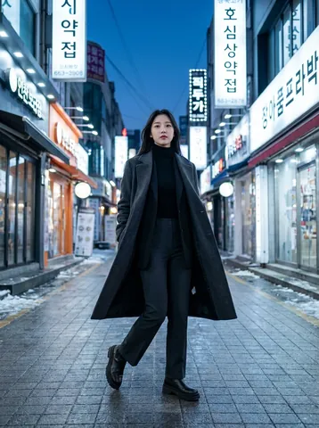 어반 시크 모노톤 레이어드: 셔츠 플레이 (Urban Chic Monotone Layered: Shirt Play)