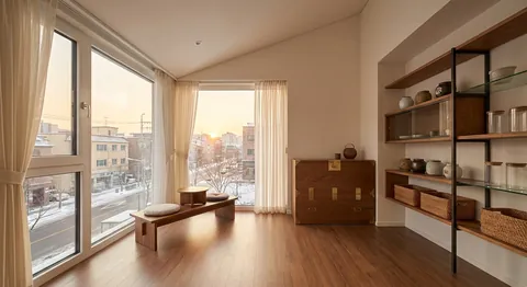 다락방 아래 반닫이 팬트리 (Attic Below Bandaji Pantry)