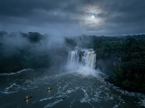 롭 폭포 (Chutes de la Lobe)