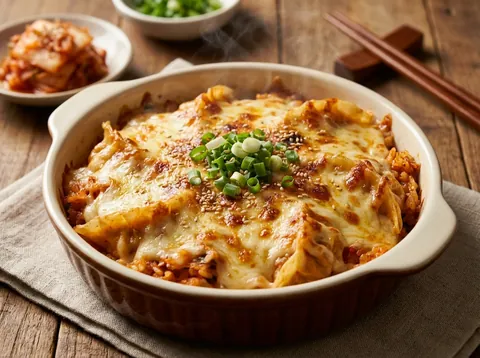 톡톡! 김치 치즈 볶음밥 만두 그라탕