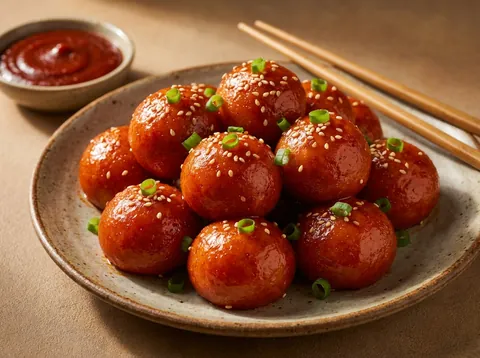 톡톡! 매콤 달콤 고추장 찹쌀볼
