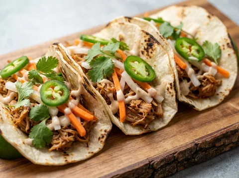 코코넛 반미 타코 (Coconut Banh Mi Tacos)